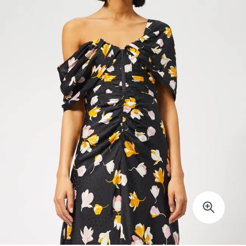 Self-Portrait Black Floral Maxi Dress - Picture 3 of 13
